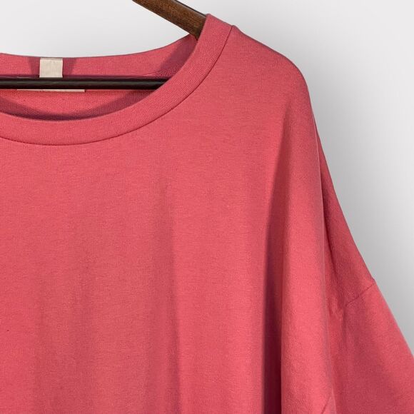 Woman Within T Shirt Women 2X Pink Crewneck Substantial Fabric Stretch P13‎ - Picture 4 of 12